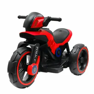Produkt Baby Mix Dětská elektrická motorka Police červená, 100 x 50 x 61 cm