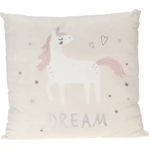 Produkt Dětský polštář Unicorn dream bílá, 40 x 40 cm