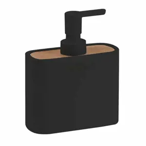 Produkt GEDY 138014 Ninfea dávkovač mýdla na postavení, černá/bambus