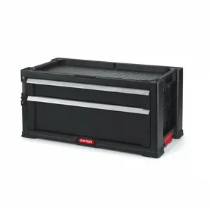 Produkt KETER box na nářadí 2 zásuvky černý 17199303