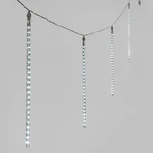 Řetěz padající kapky 10480, 10 trubic 50 cm s 480 LED studená bílá
