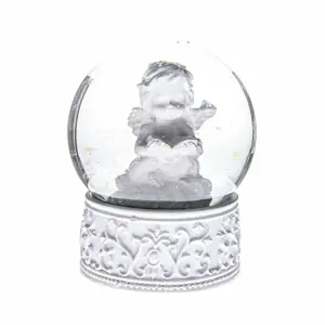Produkt Vánoční sněžítko Angel bílá, 6,5 x 8,3 cm