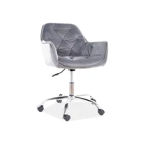 Produkt Signal Kancelářská židle Q-190 samet šedá bluvel 14