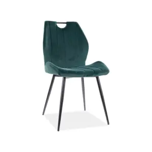 Produkt Signal Židle ARCO VELVET černý rám / zelená BLUVEL 78