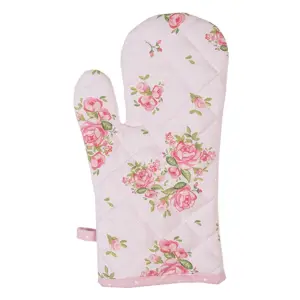 Produkt Bavlněná dětská chňapka - rukavice s květy růže Sweet Roses - 12*21cm Clayre & Eef