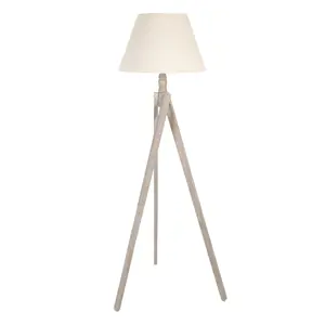 Produkt Béžová lampa Antonio - 45*45*152 cm / E27 / max 40W Clayre & Eef