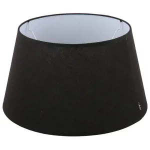 Černé stínidlo na lampu Eleganza black - Ø25*14cm / E27 Collectione