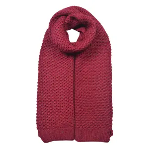 Červená pletená zimní šála - 35*175 cm Clayre & Eef