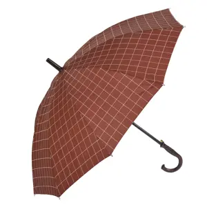 Produkt Cihlově barevný kostičkovaný deštník - 60 cm Clayre & Eef