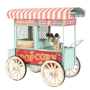 Dekorativní retro model pokladnička vozík Popcorn - 24*15*24 cm Clayre & Eef