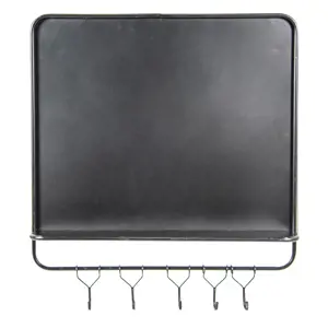 Produkt Granitová nástěnná magnetická tabule s háčky - 60*8*66 cm Clayre & Eef