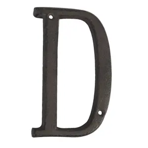 Produkt Nástěnné kovové písmeno D - 13 cm Clayre & Eef