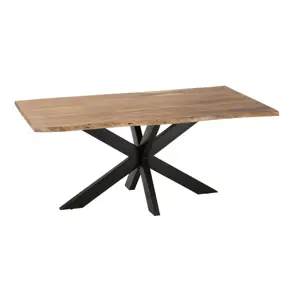 Obdélníkový jídelní stůl s deskou z akáciového dřeva Gerard Acacia- 180*90*76 cm J-Line by Jolipa