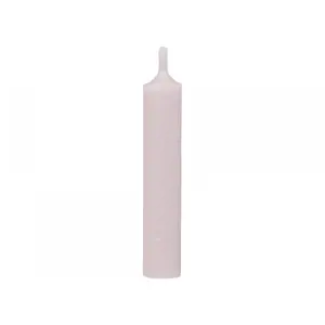 Růžová úzká krátká svíčka Short dinner rose - Ø 2 *11cm / 4.5h Chic Antique