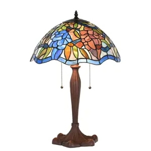 Produkt Stolní lampa Tiffany Madlyn - 41x60 cm E27/max 2x60W Clayre & Eef