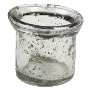 Produkt Transparentní skleněný svícen na čajovou svíčku Sandy - Ø 10*9 cm Clayre & Eef