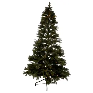 Vánoční stromek s led světýlky zelený - 270cm J-Line by Jolipa