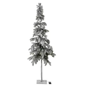 Vánoční zasněžený stromek s led světýlky Snowy - 85*180 cm J-Line by Jolipa