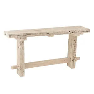 Produkt Vintage dřevěný konzolový stůl z recyklovaného dřeva Adelais - 150*37*77 cm J-Line by Jolipa