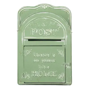 Produkt Zelená retro poštovní schránka Post Home s patinou  - 26*9*39 cm Clayre & Eef