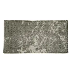 Zelený koberec se vzorem French print verte - 150*75 cm Chic Antique