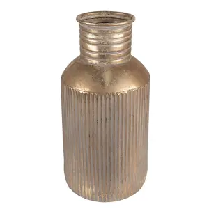 Produkt Zlatá antik dekorativní plechová váza - Ø 22*44 cm Clayre & Eef