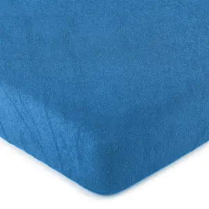 Produkt 4Home froté prostěradlo tmavě modrá, 90 x 200 cm
