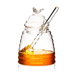 Produkt 4Home Skleněná dóza na med Honey