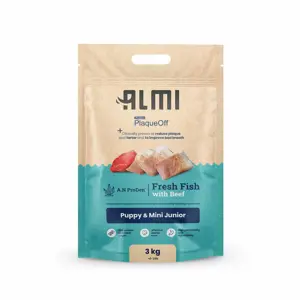 Produkt ALMI Puppy & Mini Junior Granule s mořskou řasou, 3 kg