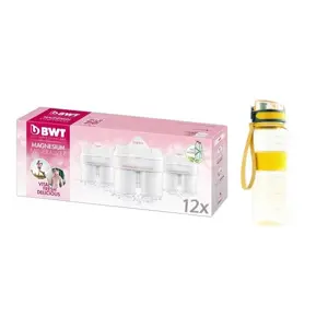 Produkt BWT Náhradní filtry 12 ks s dárkem - sportovní láhev 600 ml
