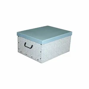 Produkt Compactor Skládací úložná krabice - karton box Compactor Nordic 50 x 40 x 25 cm, světle modá