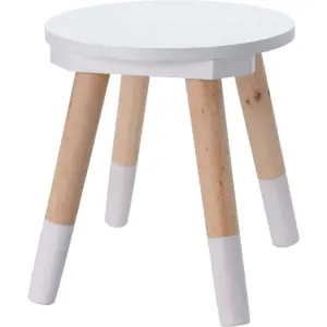 Produkt Dětská dřevěná stolička Kid´s collection bílá, , 24 x 26 cm