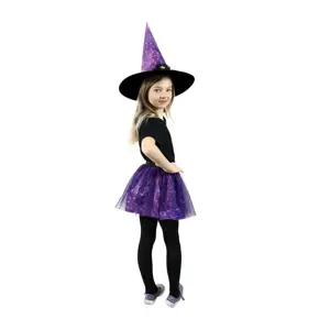 Produkt Rappa Dětský kostým Čarodějnická Tutu sukně s kloboukem