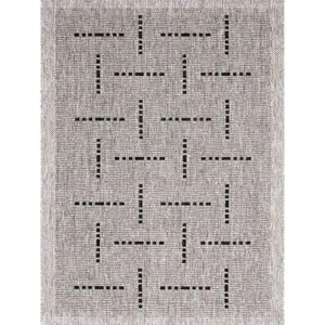 Produkt Spoltex Kusový koberec Floorlux silver/black 20008, 60 x 110 cm