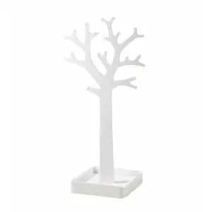 Produkt Stojan na šperky ve tvaru stromu Compactor – bílý plast
