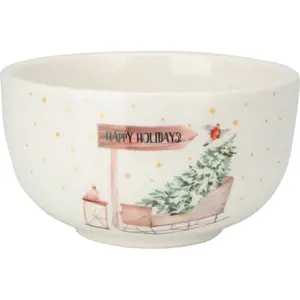 Produkt Vánoční porcelánová miska Sáňky, 500 ml