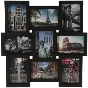 Produkt Závěsný fotorámeček Paris, černá, 45,5 x 45,5 x 2,5 cm