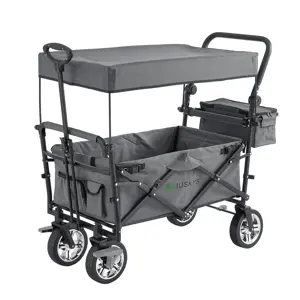 Produkt Juskys Ruční vozík se střechou tmavě šedý