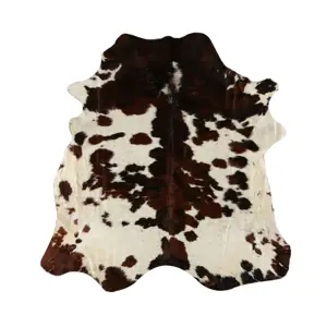 Produkt 3 barevný koberec hovězí kůže Bos Taurus bílá, černá, hnědá - 180*250*0,3cm Mars & More