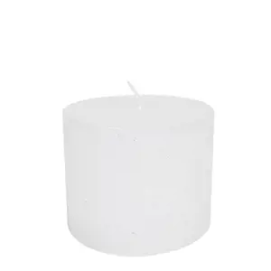 Produkt Bílá nevonná svíčka M válec  - Ø10*10cm Mars & More