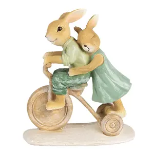 Produkt Dekorace králíčci na kole - 12*6*14 cm Clayre & Eef