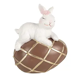 Produkt Dekorace králík na čoko vejci - 10*7*11 cm Clayre & Eef