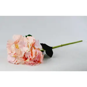 Dekorace růžová hortenzie velkokvětá  - 80 cm Colmore by Diga