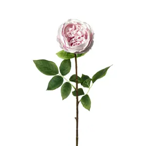 Dekorace umělá růžová růže Rose Lora - 71 cm Ostatní