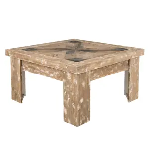 Produkt Dřevěný konferenční stolek Jacques s patinou - 90*90*50 cm Clayre & Eef