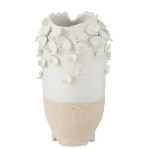 Produkt Keramická váza s květy sasanky Anemone - Ø22*38 cm J-Line by Jolipa