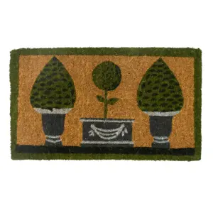 Kokosová rohož ručně vyrobená 3 topiary - 75*45*3cm Mars & More
