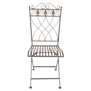 Kovová židle v provence stylu - 43*46*97 cm Clayre & Eef