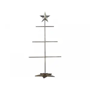 Kovový vánoční stromek - 45*28*89 cm Chic Antique