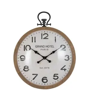 Nástěnné hodiny Grand Hotel - Ø 73*92cm J-Line by Jolipa